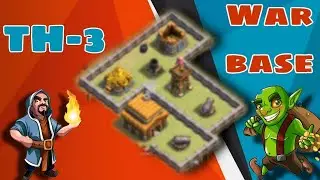 TH3 WAR BASE LAYOUT | TH3 WAR BASE NOVEMBER 2023 | WAR BASE TH3 BEST DEFENCE