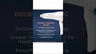 HOW TO USE CONAIR DOUBLE CERAMIC HAIR DRYER WITH DIFFUSER FOR FRIZZ & CURLS | AMAZON FINDS!