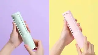 2-1 Fur Remover Reusable Pet Hair Remover Brush Lint Roller Self Cleaning Cat Dog Fur Hair Dust Remo
