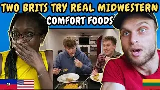 REACTION TO Two Brits try Real Midwestern Comfort Food! | FIRST TIME WATCHING