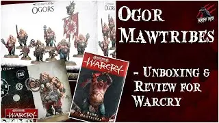WARCRY OGOR MAWTRIBES UNBOXING REVIEW - GLUTTONS GUTBUSTERS - WARHAMMER WARCRY CARDS - Good Warband?