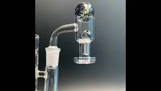 Terp slurper Set w/ dichro marble & clear pill
