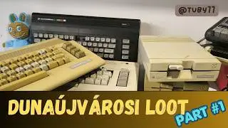 DUNAÚJVÁROS csomag part #1 / Retro Commodore PC csomag vásárlása #techretro #pc