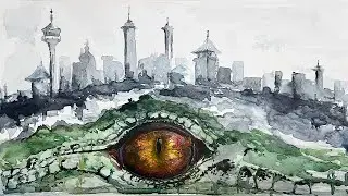 Concrete jungle by RoyalKAPE #painting #art #watercolour