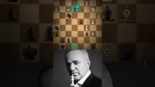 Brilliant Queen Sacrifice - GARY KASPAROV Immortal Game☠️☠️ #chess #garykasparov #chesstactics