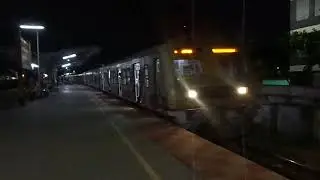 LOCAL TRAIN to CHENNAI CENTRAL departing PALAVANTHANGAL railway station