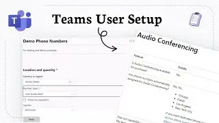How to add a user to Microsoft Teams with a call in number