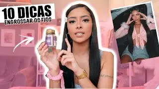 O QUE FIZ PARA ENGROSSAR OS FIOS DO MEU CABELO COM QUÍMICA!