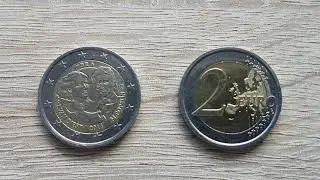 Обзор Монеты 2 EURO Бельгии 2011г  к 100 Лет . Юбилею !
