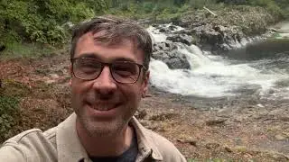 Salmon Run at Lucia Falls in Yacolt, Washington