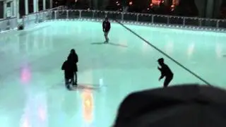 Marriage Proposal On Center Ice At the Rockefeller Ice Skating Rink 12-28-11