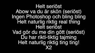 Kaliffa - Helt seri&ouml;st (Lyrics)