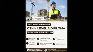OTHM Level 6 Diploma Course in Chennai & Tamil Nadu | #safetytraining | Industrial Safety Academy