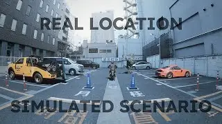Automotive Simulation in a Digital Twin - PD Replica driving compilation