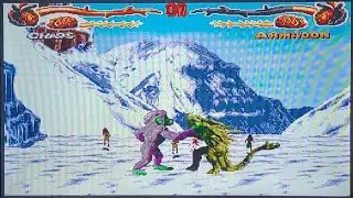 Chaos' Special Moves and Fatalities - Primal Rage Sega Genesis