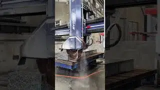 Laser Bridge Saw Cutting Machine Cutting thickness: 80mm / 180mm / 280mm
