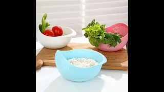 ATVIONE Plexel Colander Food Grade Washing Filter Strainer