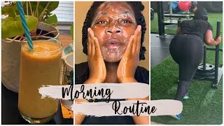 DAILY MORNING ROUTINE 2020 | SKINCARE, SHOWER, SMOOTHIE. *productive & healthy*