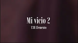Mi Vicio 2 - T3R Elemento (Letra/Lyrics)