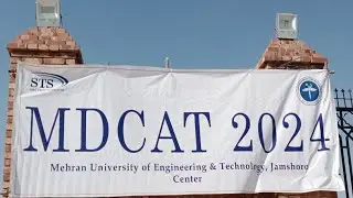 MDCAT Entry Test View at MUET Jamshoro