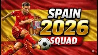 Spain&rsquo;s Final 25-Man Squad for World Cup 2026 | Full Prediction & Analysis 🇪🇸⚽