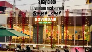Day 3 block ￼ Govindam restaurant 🤟❤️#cafe #food #subscribers #foodie #hotelmanagment 