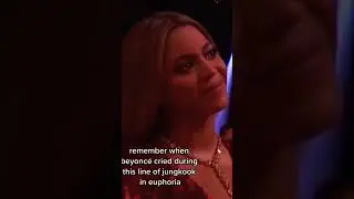 🥲🥺 Beyonc&eacute; cried during this line of Jungkook in Euphoria🥲#bts #beyonce #junkook