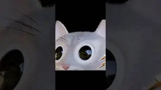 cgi cute cat with fur #blender #3d #blender3d #blender3dmodeling #hairandfur #cute #cat