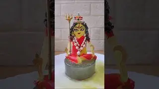 Ice 🧊ke Durga Maa 🙏✨ Jai Maa Durga #shorts #shortvideo #durgamaa #diy#craft #art #trending #short