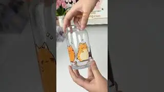 Watch us pack this dog-themed cup with a special surprise inside! 🐕💖 #packaging #ASMR #diy