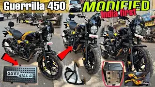 guerrilla 450 modified | RE guerrilla 450 Modification | moto care | Skd bike world
