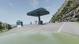 Downhill cruise in a Nissan Silvia (CSP311) | BeamNG.Drive | Steering Wheel Gameplay