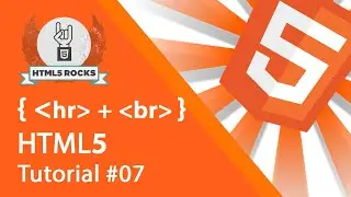 HTML5 - Nr.#07  -   Tutorial  br + hr Tags  HTML5