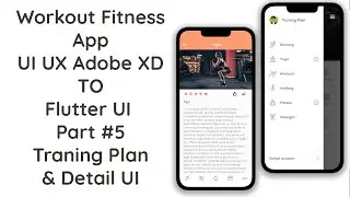 #5 Achieve Fitness Goals! Building a Workout Fitness App in Flutter | Training Plan & Details UI