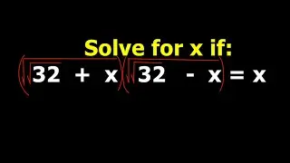 GRADE 11/12 - SOLVE FOR X