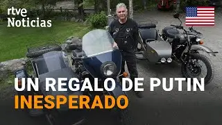 PUTIN REGALA una MOTOCICLETA a un bombero retirado de ALASKA tras su encuentro con TRUMP | RTVE