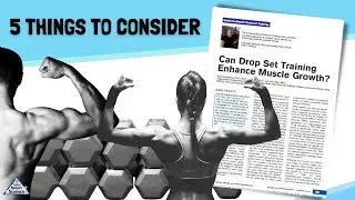 CAN DROP SET TRAINING ENHANCE MUSCLE GROWTH? (BY BRAD SCHOENFELD AND JOZO GRGIC)