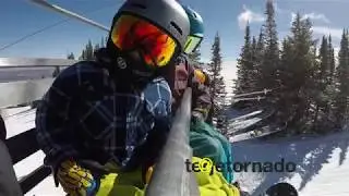 6 year old MONSTER Terje LaMont snowboarding
