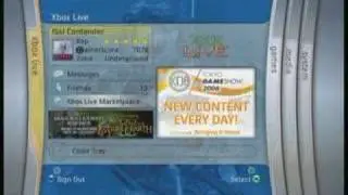 Xbox 360 Dashboard w/ New Capture