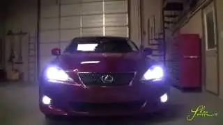 ORACLE Lexus IS250 White CCFL Halo Kit Demonstration by ShopPMLIT.com