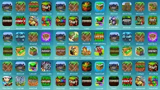 ShinCraft, Ice Craft, Minecraft, Block Crazy, Craftopia, Royal Craft, MergeCCrafter, Craft and Build