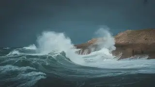 Heavy Breakers & Ocean Roar #2 | 8 Hours Black Screen for Sleep