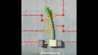 Weird Minecraft Bamboo Farm