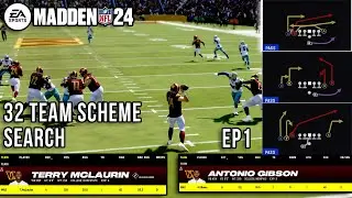 Первый взгляд на новую схему командования для Madden 24! Схема №1 в Madden! Поиск схем команд для 32 команд