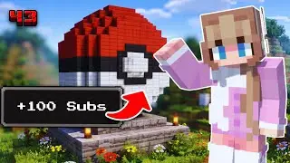Every 100 subs I build 1 Pokemon statue in Minecraft ! | Survival With Sakshi | ishu568 | Day 43