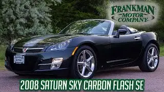 2008 Saturn Sky Carbon Flash SE: An American Roadster! - Frankman Motor Co. - Walk Around & Driving