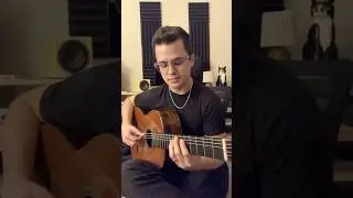 Walking bass line and chords #jazzguitar #bassline #jazz #sologuitar #swing