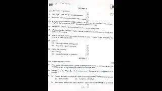 Ap inter 1st year chemistry question paper 2022