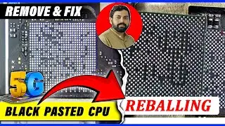 #5gmobilerepair Black Pasted CPU Reball #akinfo #cpurepair #deadphonerepair