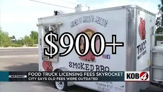 Food truck owners frustrated with skyrocketing licensing fees